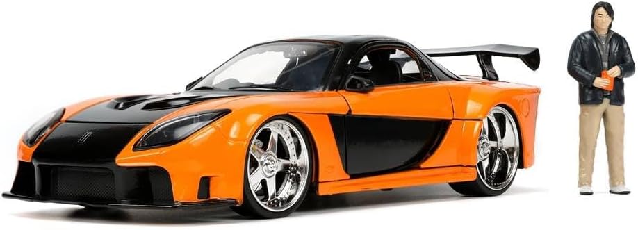 Fast & Furious 1:24 Mazda RX-7 Die-cast Car w/ Han Figure