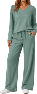 AUTOMET Sweatsuits Women 2 Piece Outfit - Travel Friendly Lounge Set