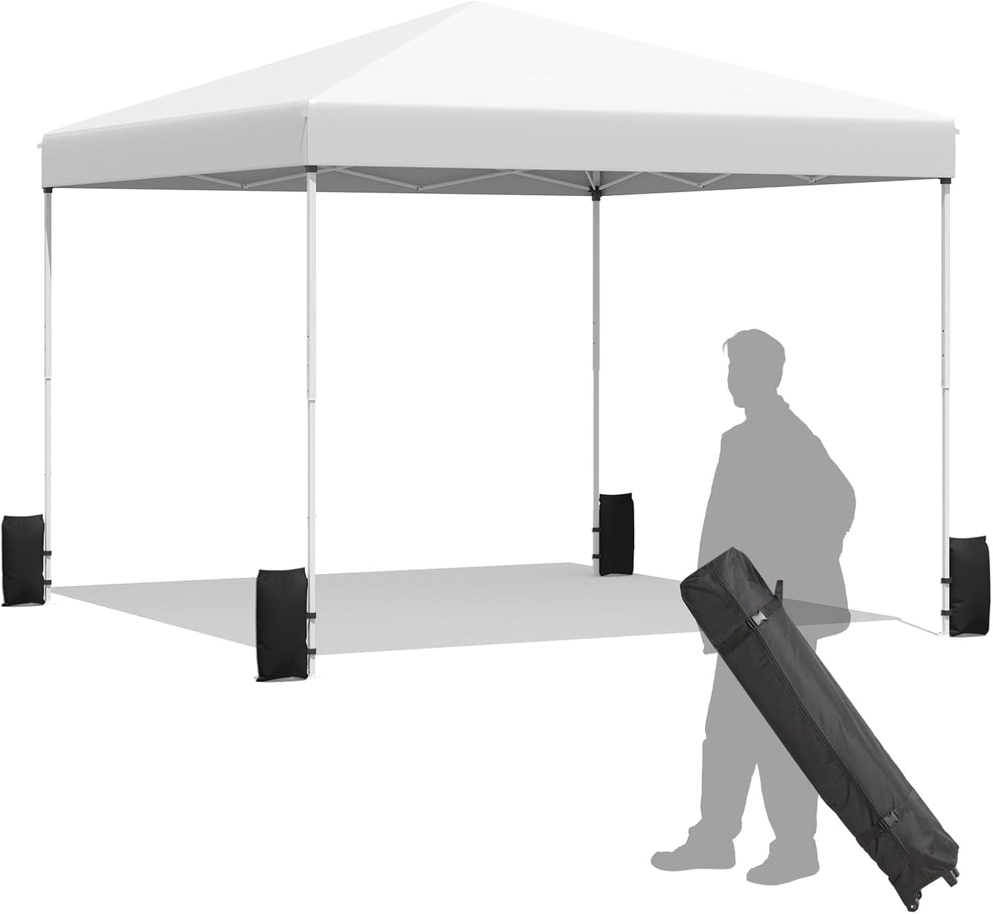 EROMMY 10x10 Pop Up Tent for Easy Outdoor Events and Camping
