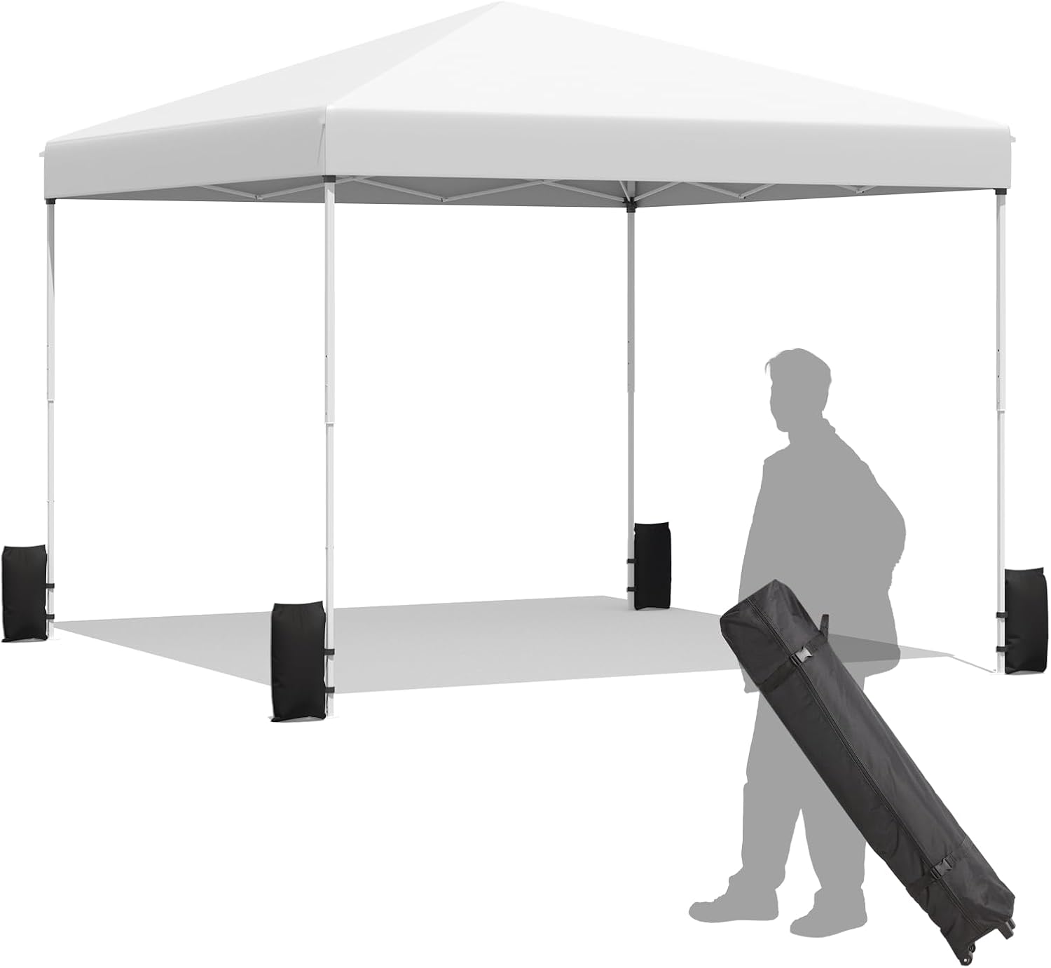EROMMY 10x10 Pop Up Tent for Easy Outdoor Events and Camping