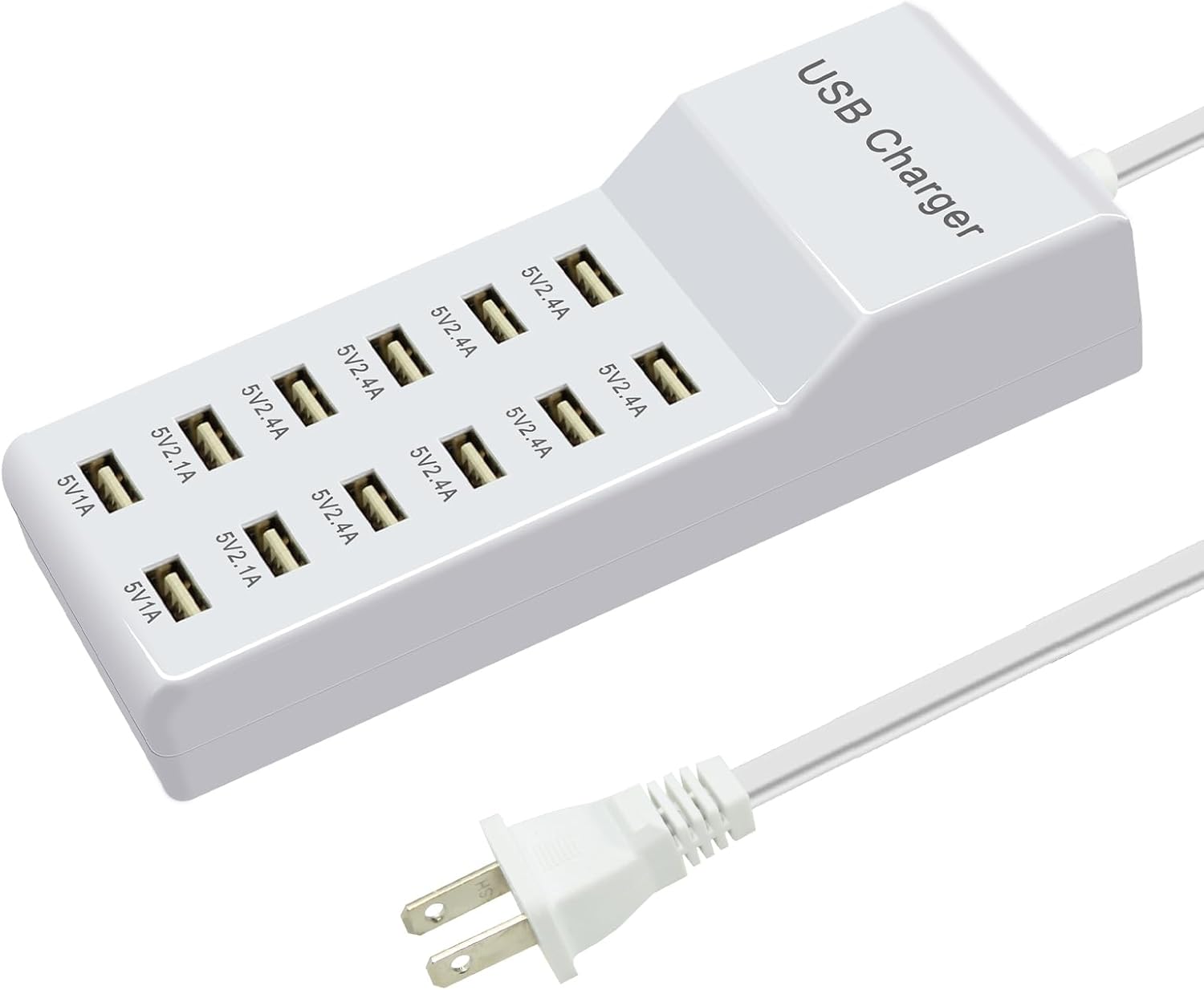Fast Charge 12-Port USB Hub for Multiple Devices