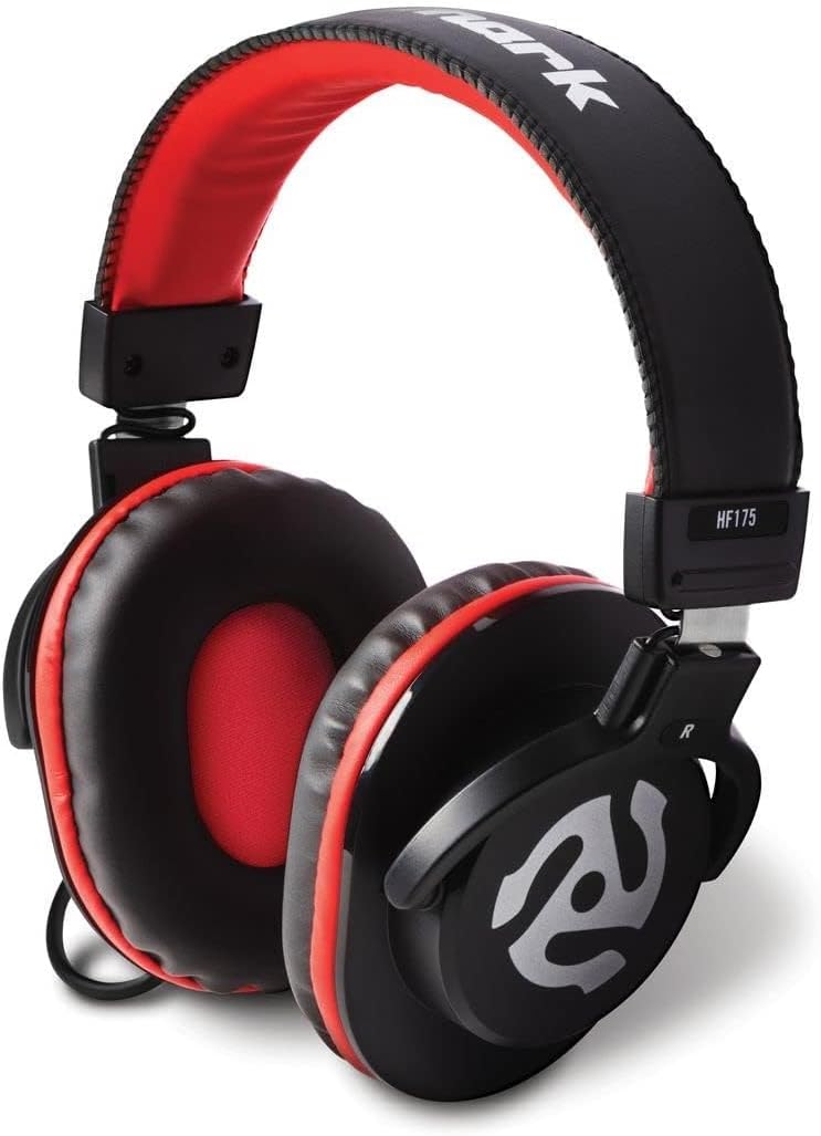 Numark HF175 DJ Headphones for Mixing and Monitoring Comfort