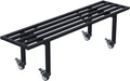 Zhongma One Tier Metal Plant Stand with Wheels - Heavy Duty Mobile