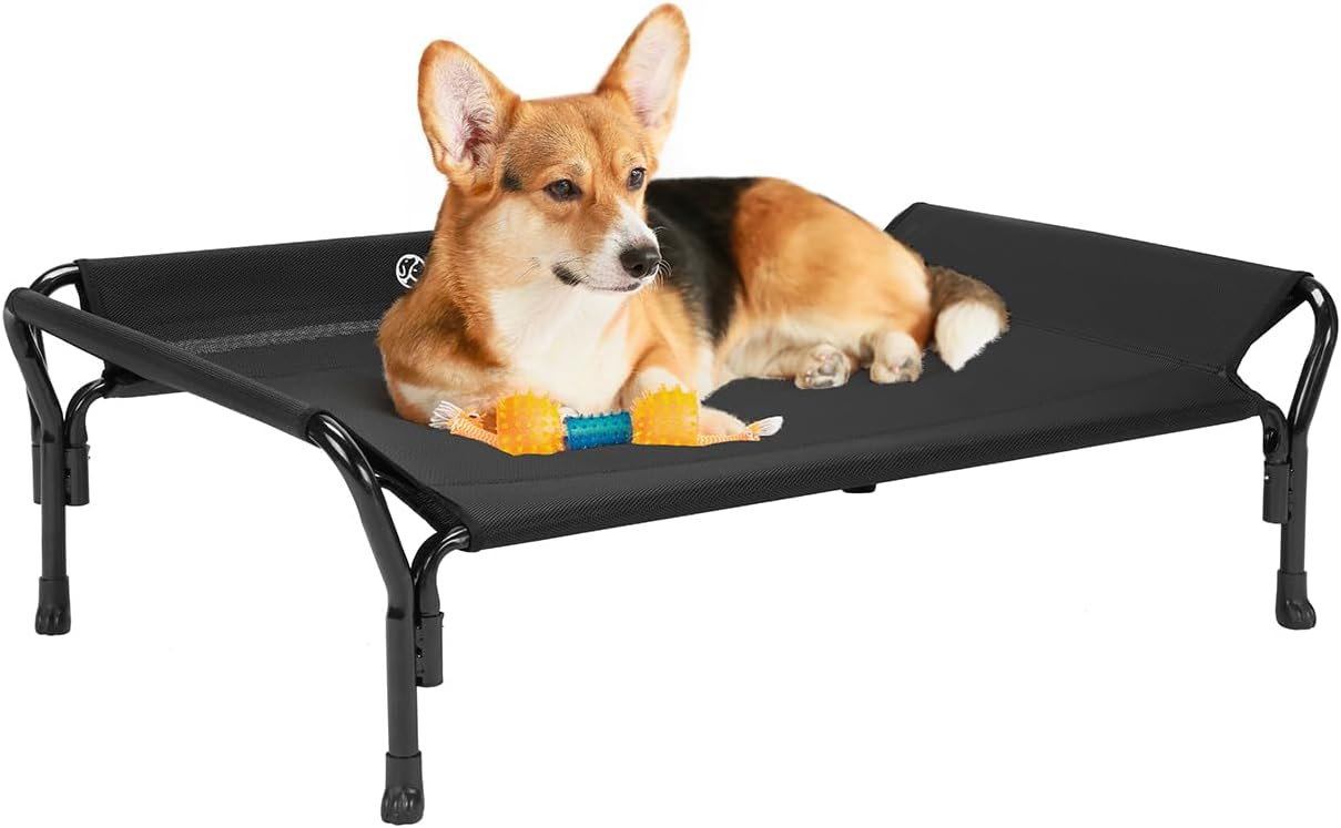 Veehoo Cooling Elevated Dog Bed for Indoor and Outdoor Use