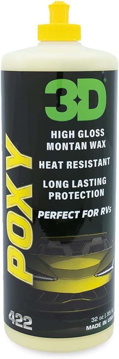 3D POXY Montan Wax Sealant for High Gloss Finish & Protection