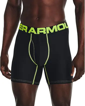 Under Armour Men's Tech 6-inch Boxerjock 2-Pack for Comfort