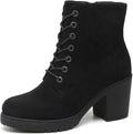 TYNDALL Women's Chunky Heel Ankle Boots for Stylish Girls