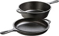 Lodge LCC3 Cast Iron Combo Cooker 10.25 in - Versatile Cookware