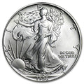 1986 American Silver Eagle.999 Fine Silver Dollar - With COA