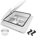 RV Vent Fan 14 in Trailer Roof Vent with 12V Fan - Efficient