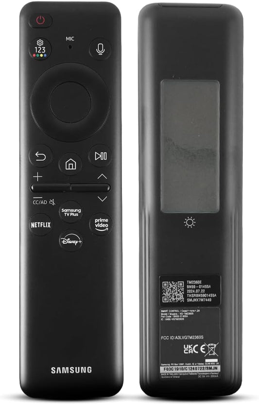 OEM BN59-01455A Solar Voice Remote Control for Samsung Smart TV