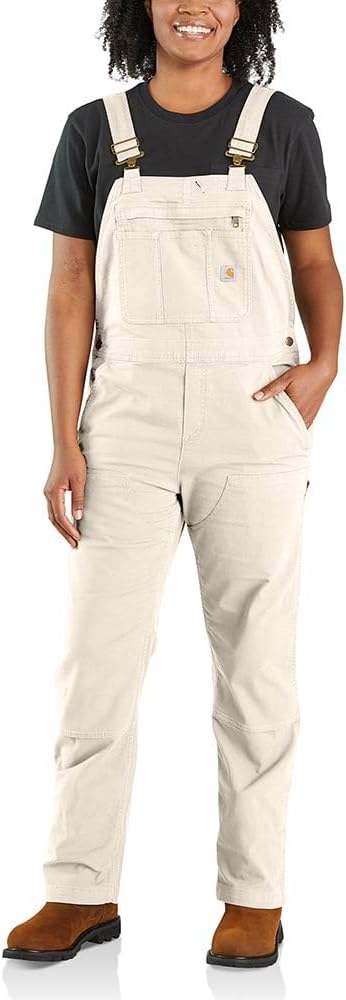 Carhartt Women's Crawford Double Front Bib Overalls for Comfort