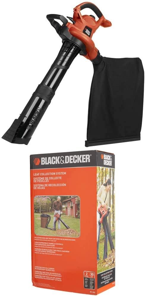 BLACK+DECKER 3-in-1 Electric Leaf Blower for Yard Cleanup