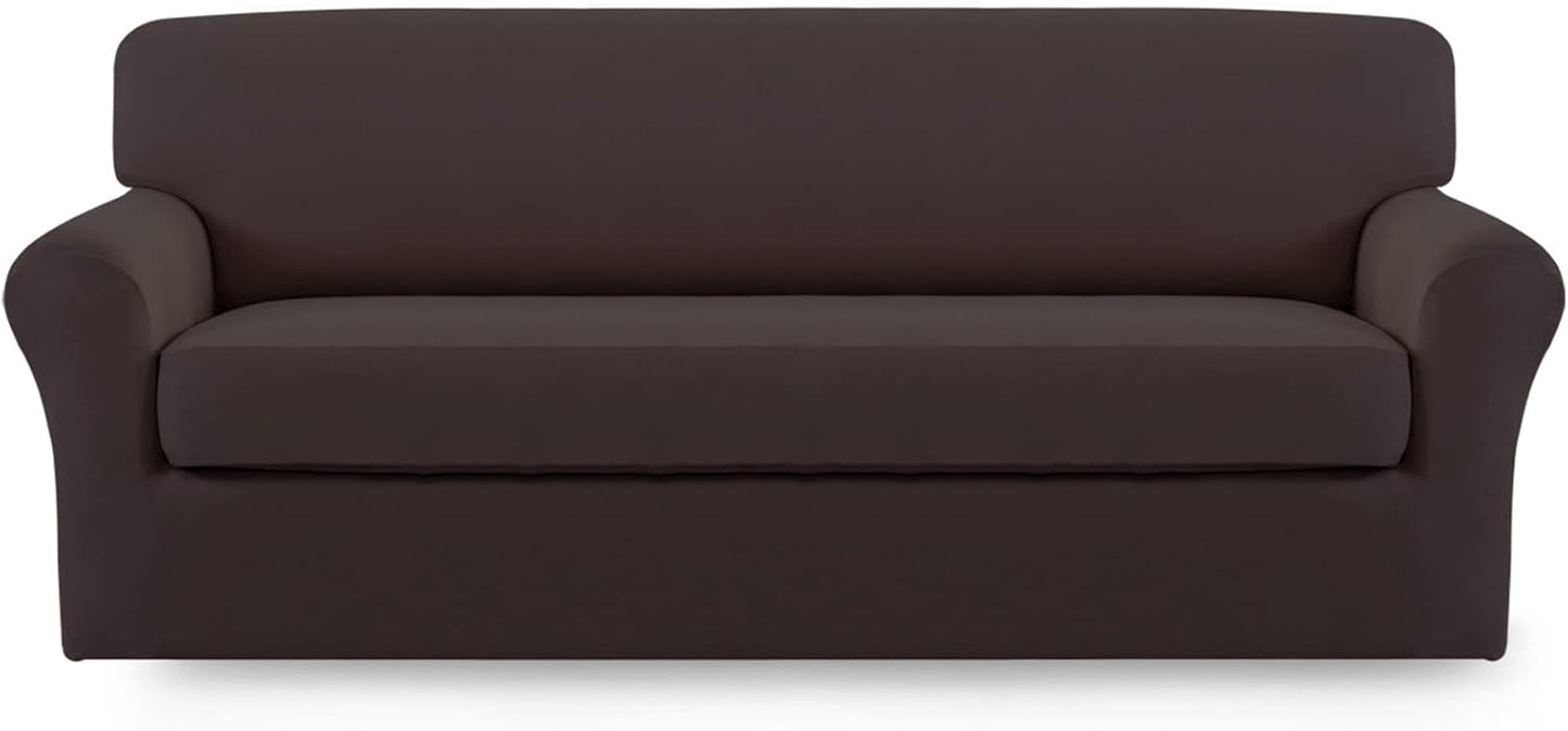 Easy-Going Microfiber Stretch Sofa Slipcover for Oversized Sofas
