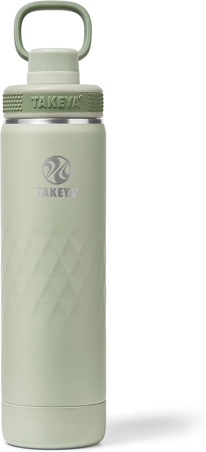 Takeya Sport 22 oz Triple-Insulated Stainless Steel Water Bottle