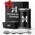 High Carbon Stainless Steel Rolling Knife Sharpener - 15 & 20 Degree