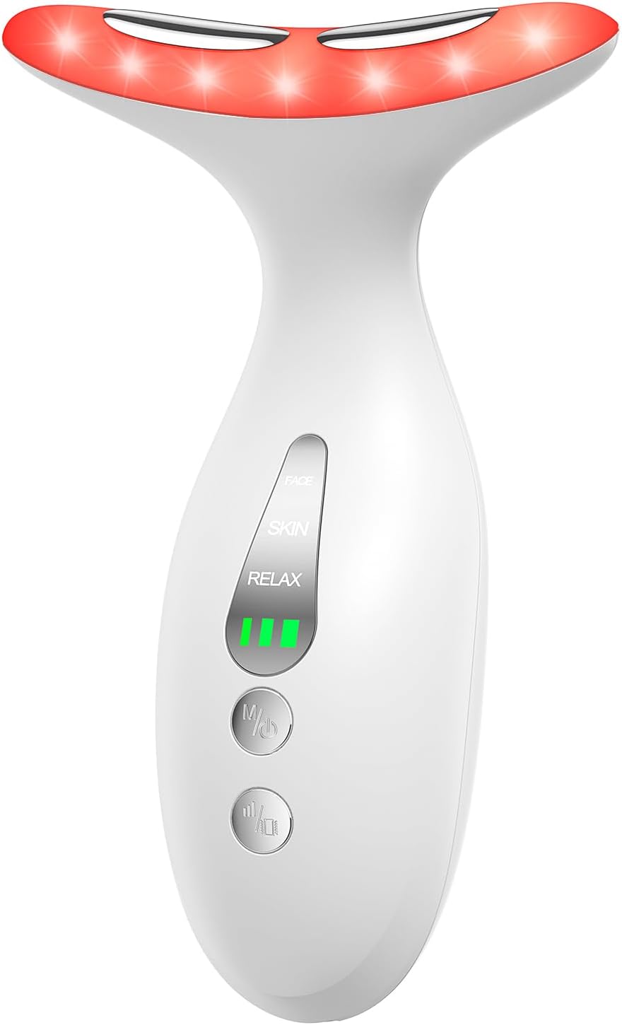 Facial & Neck Massager for Skin Firming and Wrinkle Reduction