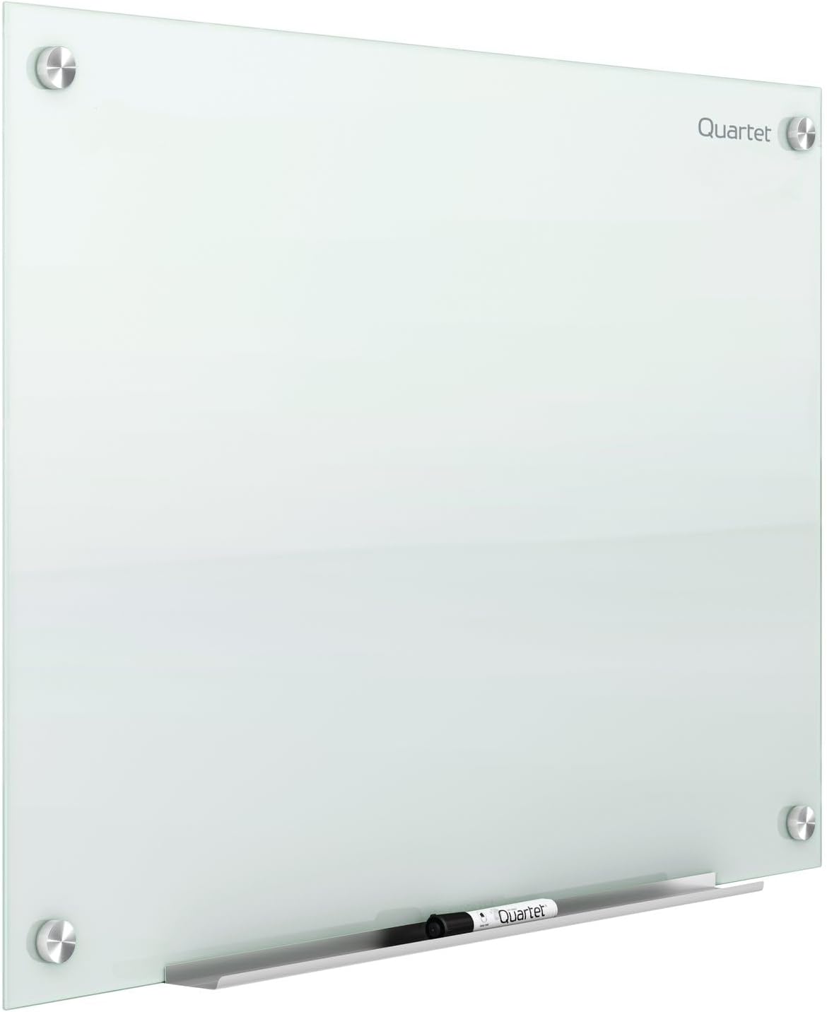 Quartet Magnetic Glass Dry Erase White Board for Modern Spaces