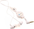 Handsfree Retractable Earphones for Lenovo Tab ~ Tangle-Free Calls