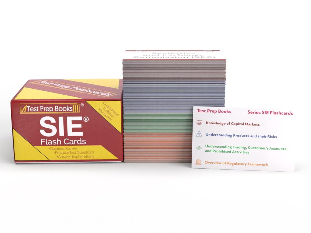 SIE Exam Prep Study Cards for 2025-2026 with Practice Questions