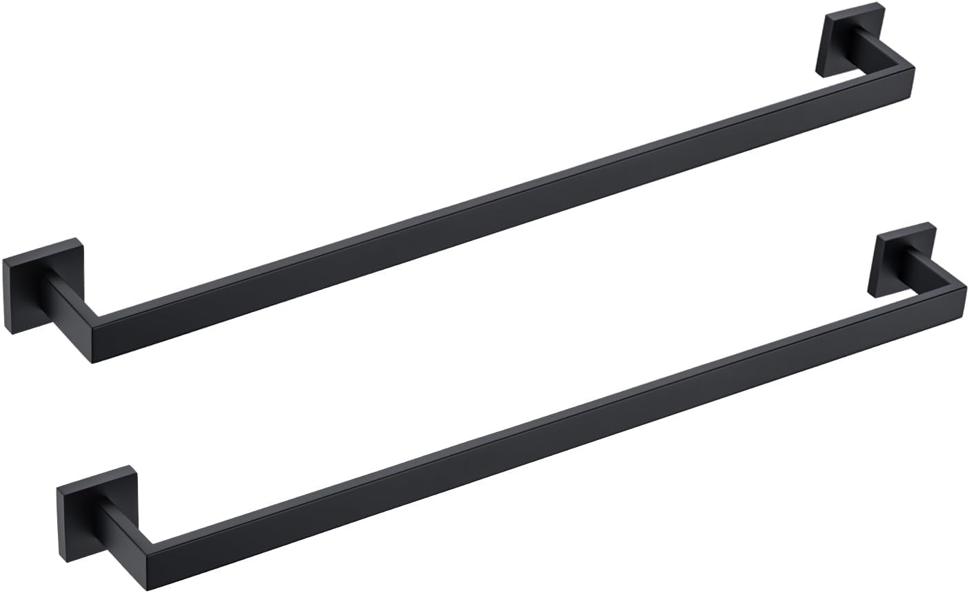 BANOLUX Towel Rack - 32-Inch Matte Black Towel Bar Set