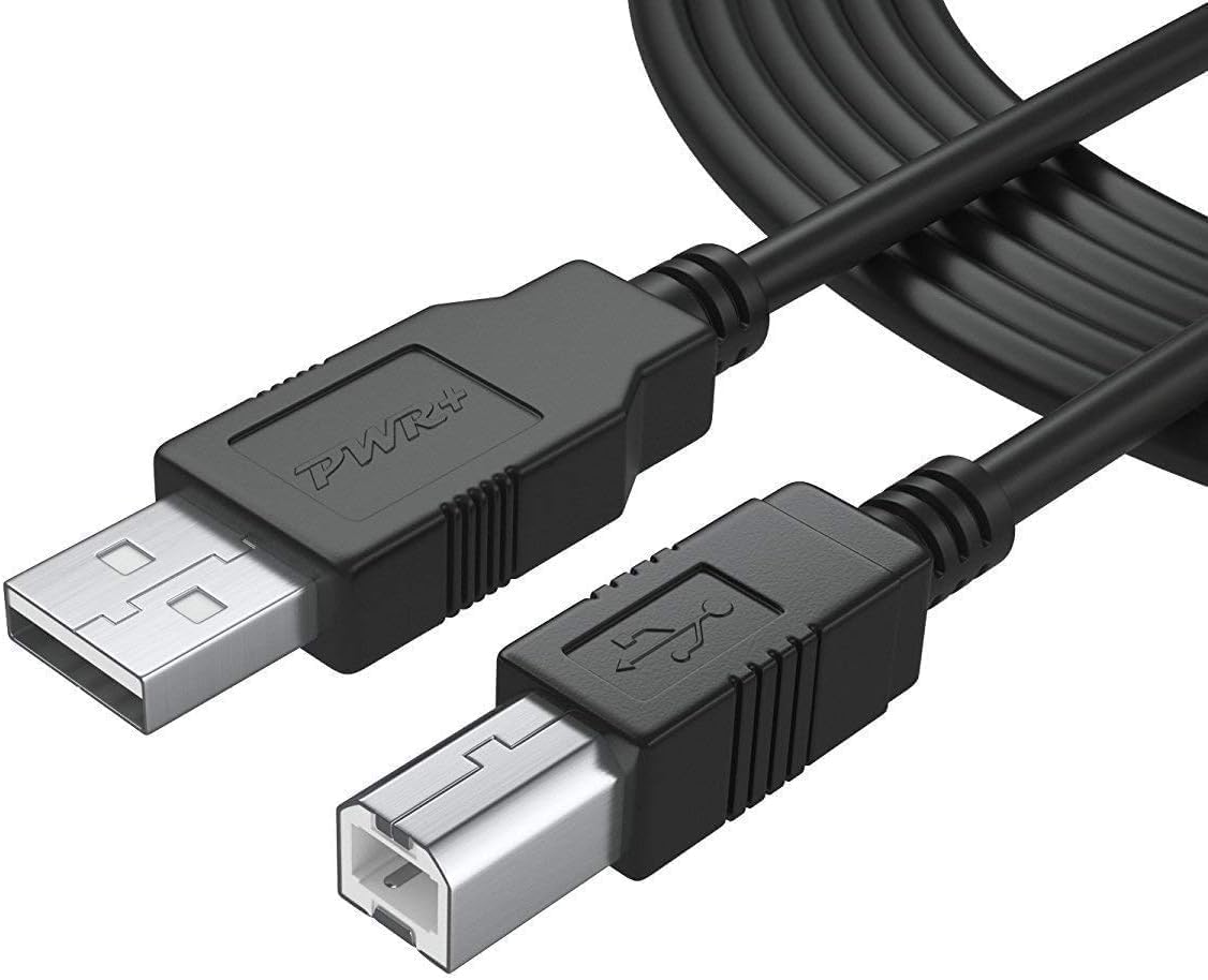12ft MIDI Cord USB Cable: High-Speed Data Transfer