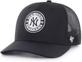 MLB Yankees Navy Primary Logo Trucker Snapback Hat - Unisex