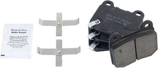 TRQ Rear Brake Pads Ceramic for INFINITI G35 and Nissan 350Z