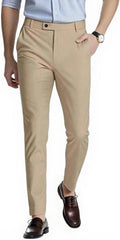 Mens Dress Pants Slim Fit Stretch Formal Pants for Men (Style 9DN6)