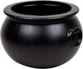 PMU Large Halloween Cauldron 18 in - Sturdy Black Witch Candy Bowl