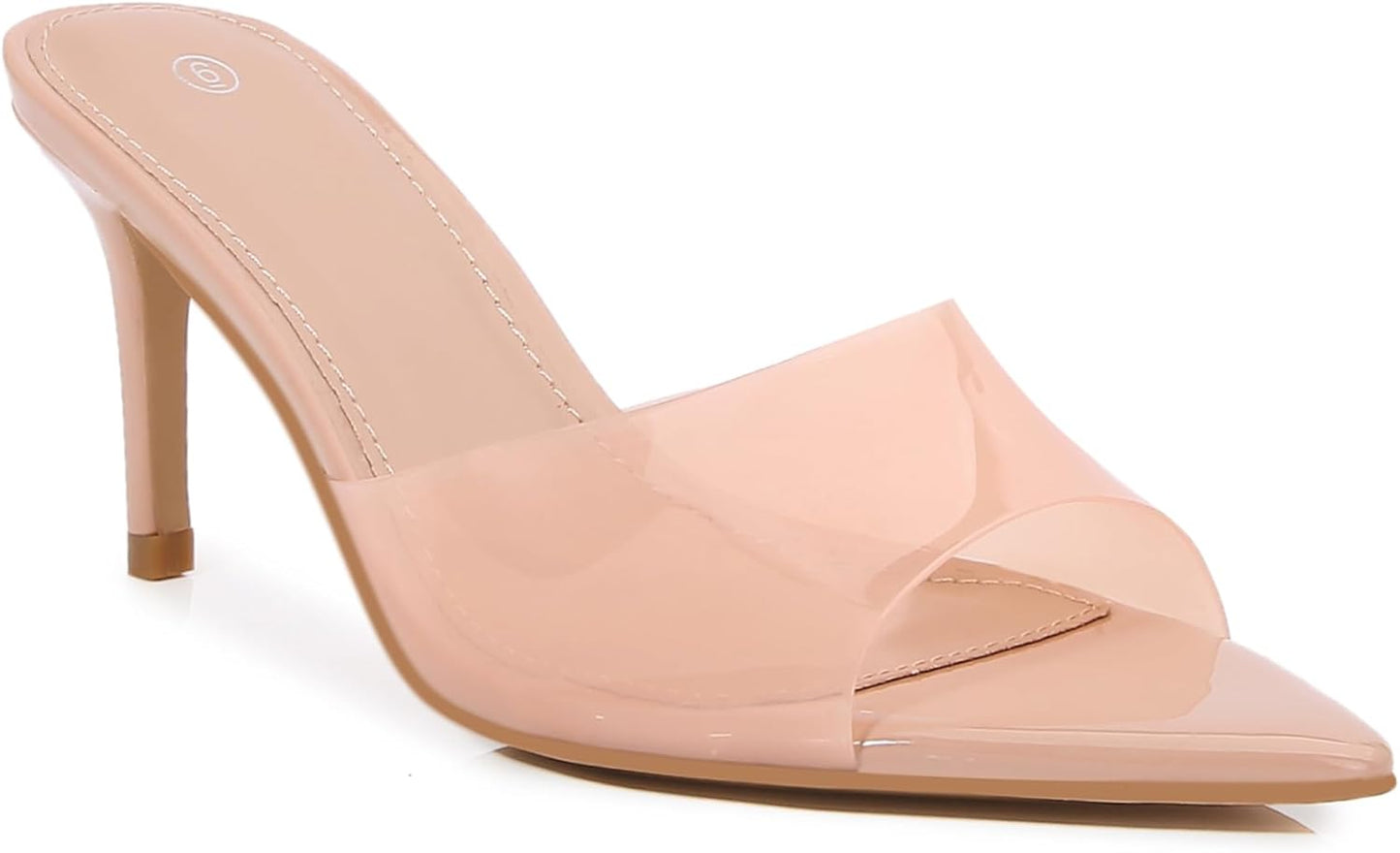 Women Clear Pointed Toe Sandals Stiletto Heels for Style