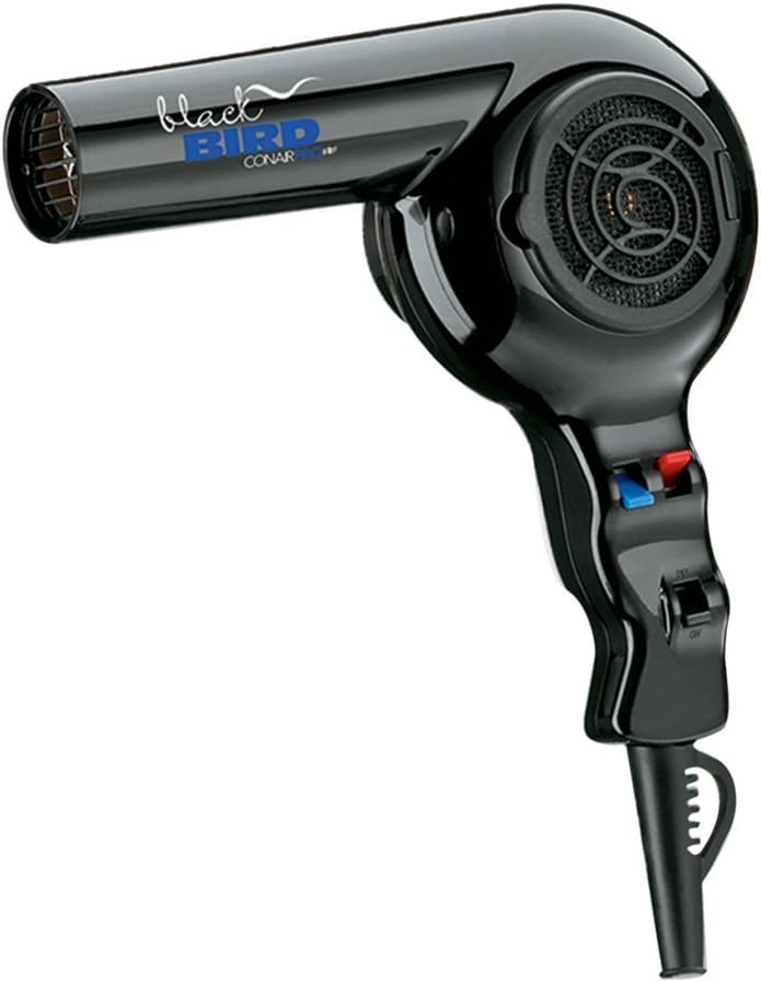 Conair Blackbird Hair Dryer 2000W Fast Drying