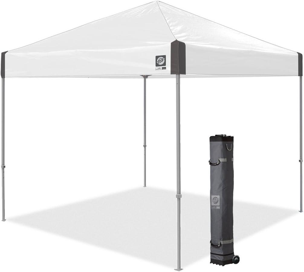 E-Z UP Ambassador Instant Pop Up Canopy Tent for Outdoor Events