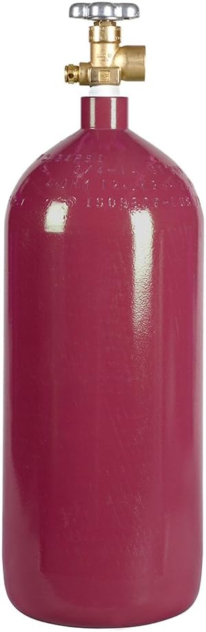 40 cu ft Steel Nitrogen Cylinder with CGA580 Valve for Durability