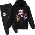 Kids Anime Slayer Tracksuit Pullover Hoodie and Jogging Pants Set
