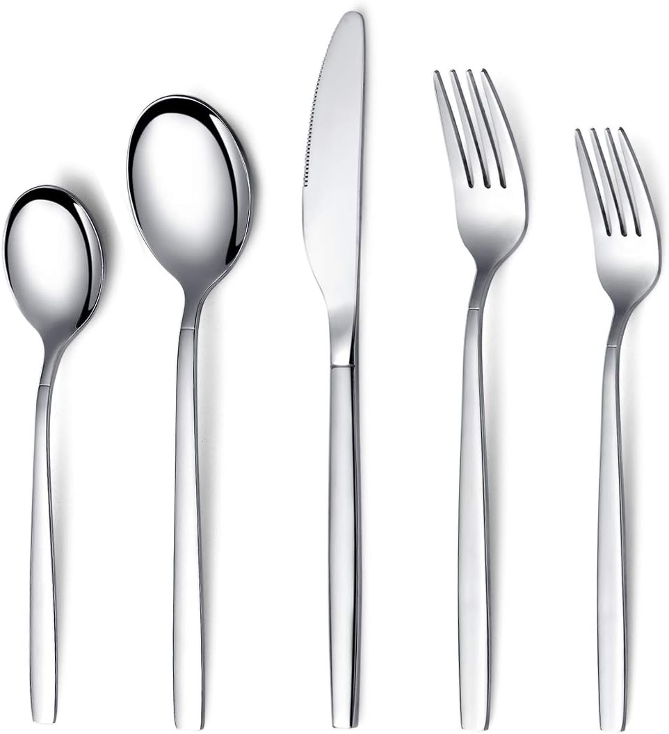 Berglander Flatware Set 40 Pieces for Elegant Dining Experience