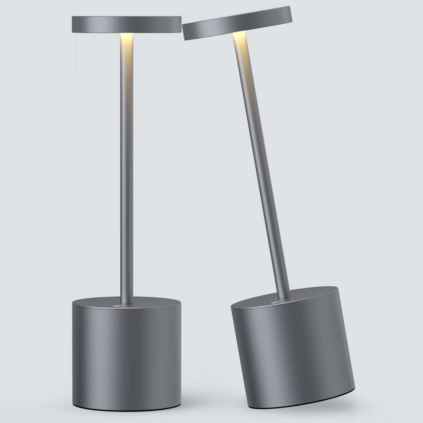 Cordless Table Lamp 2Pack with Rechargeable LED Battery Power