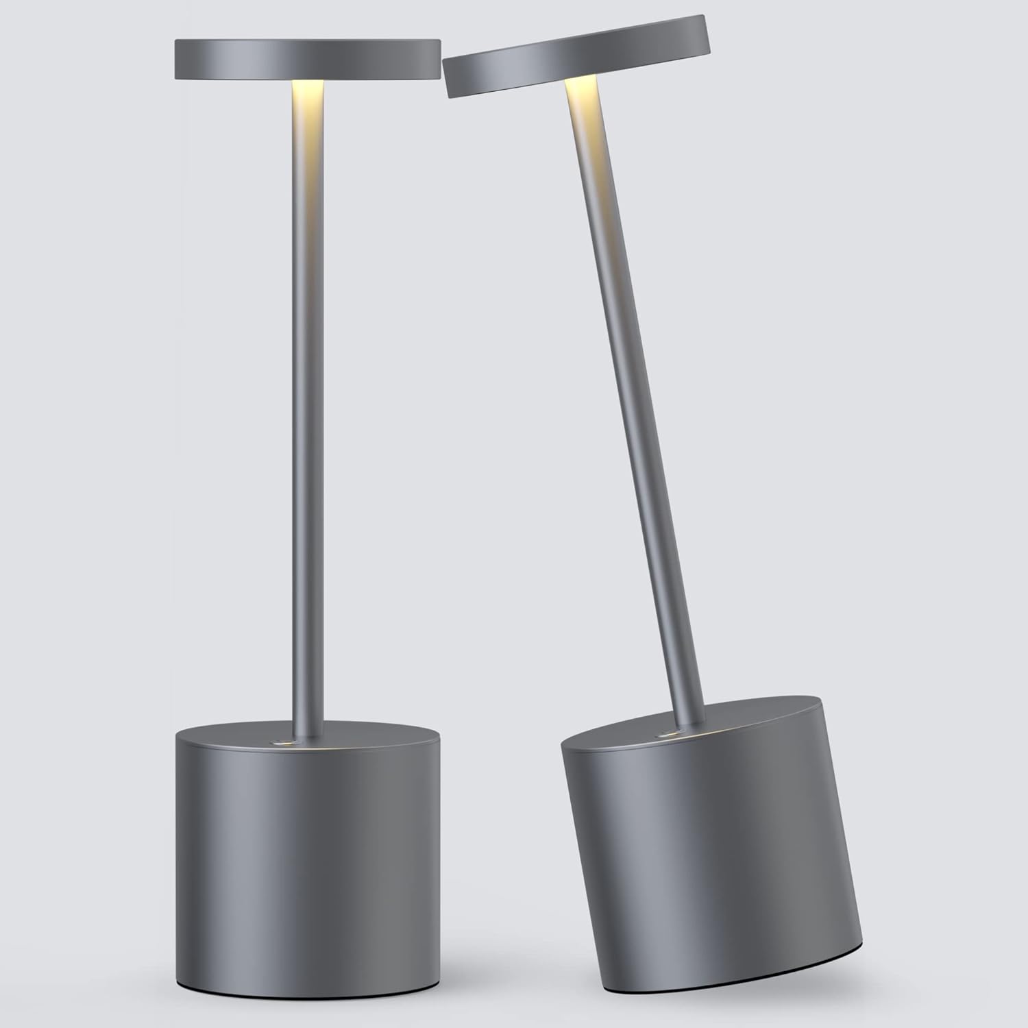 Cordless Table Lamp 2Pack with Rechargeable LED Battery Power