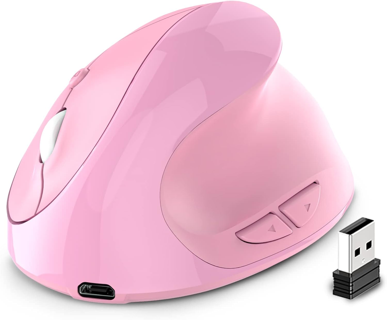 Optimal comfort: Attoe Pink Vertical Mouse