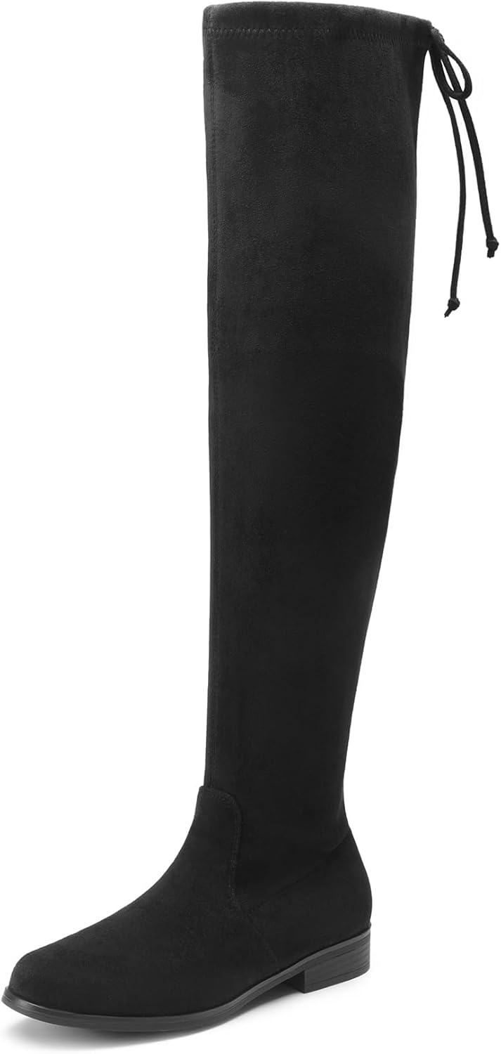 DREAM PAIRS Women's Thigh High Boots for Casual Fashion Style