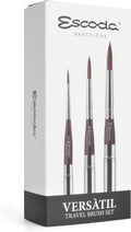 Escoda Watercolour Versatil Travel Brush Set - 3 Round Travel Brushes