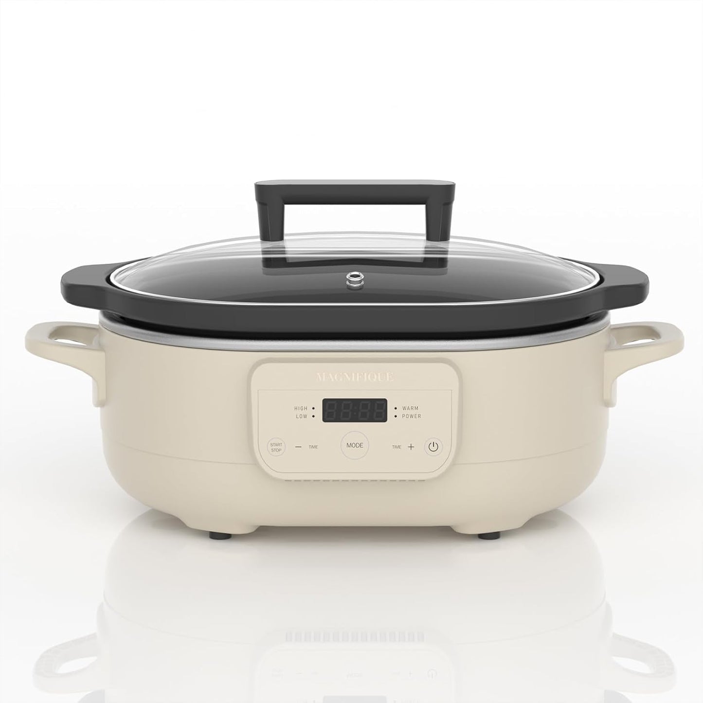MAGNIFIQUE 6 Quart Programmable Slow Cooker for Family Dinners