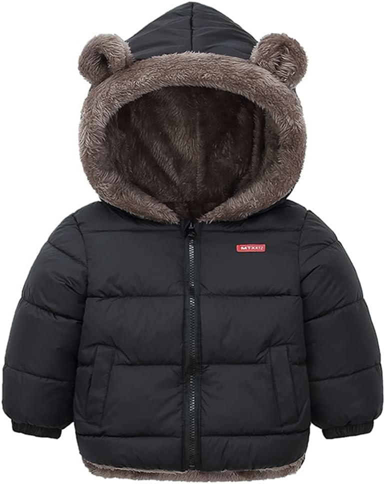 Fairy Baby Infant Winter Coat Cute Teddy Bear Hooded Jacket
