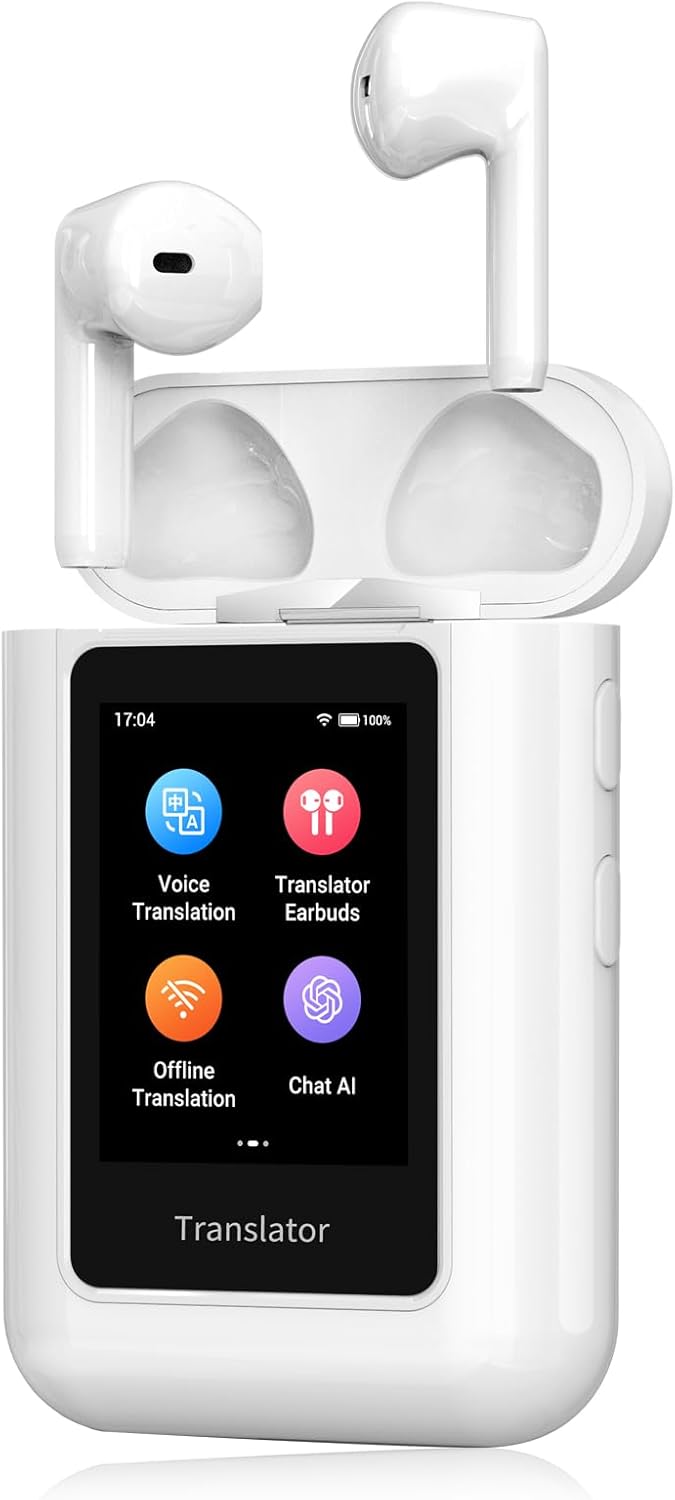 ANFIER A8 AI Translator Earbuds: Real-Time Offline Translation