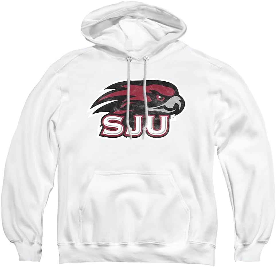 Official Collegiate Distressed Primary Logo Hoodie for Fans
