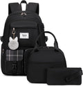 Women Fashion Travel Backpack Set Roomy Laptop Rucksack Set Casual