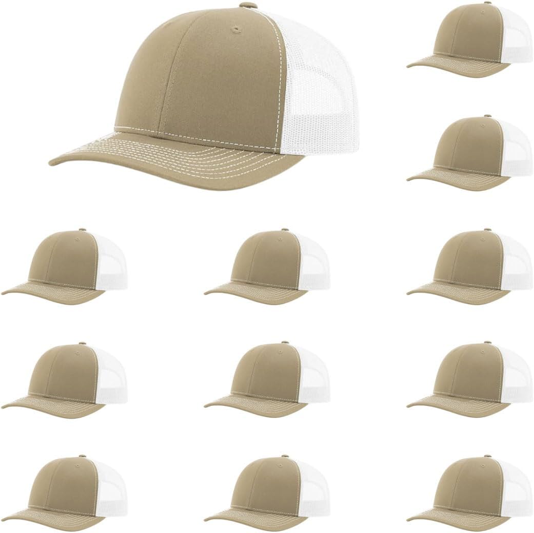 Richardson 112 Classic Six-Panel Adjustable Snapback Trucker Cap