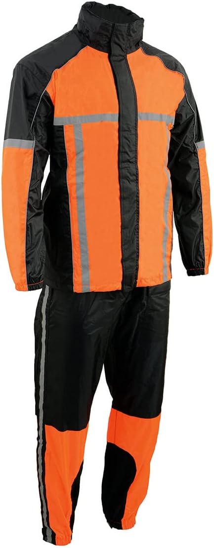 Milwaukee Leather MPM9510 Men's Black Motorcycle Rain Suit Review