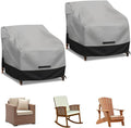 Patio Swivel Chair Cover Waterproof 2 Pack - Heavy Duty Protection