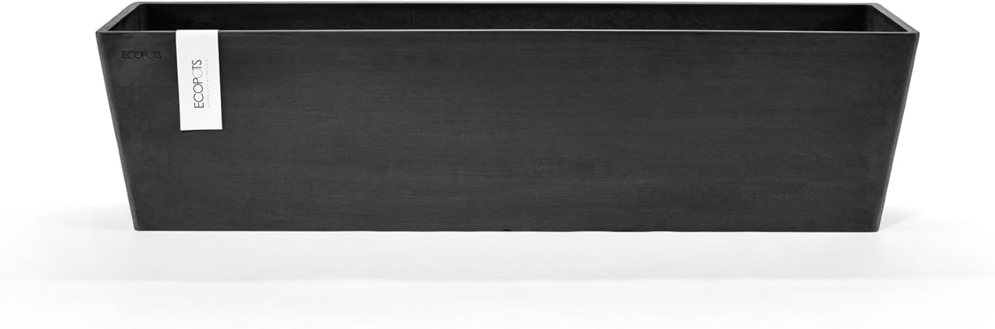 Ecopots Bruges Durable Modern Rectangular Flower Pot Planter